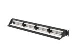 Lanberg PPUA-1024-B patch panel 1U - imagine 5