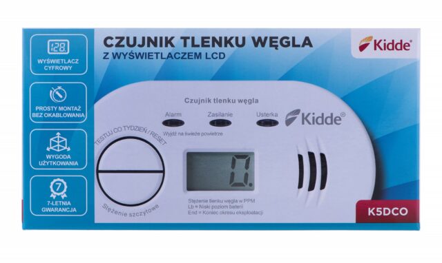 K5DCO KIDDE CARBON MONOXIDE AND CARBON MONOXIDE DETECTOR - imagine 2