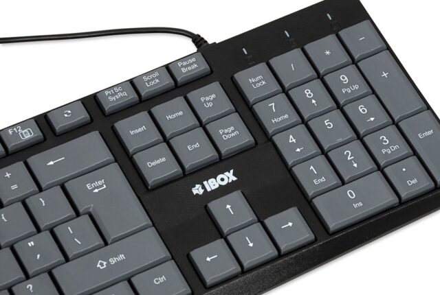 iBOX Eris USB Keyboard  Gray/Black - imagine 6
