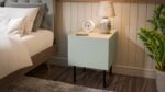 Cama Bedside table  2 pcs. FELLINI 40x41x60 olive + oiled oak top - imagine 3