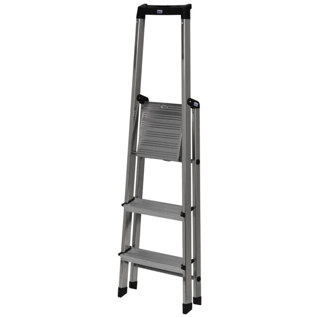 Krause Solidy Folding ladder silver - imagine 3