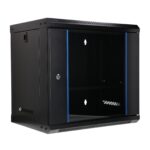 EXTRALINK LITE 9U 530X400 WALL-MOUNTED RACKMOUNT CABINET BLACK - imagine 5