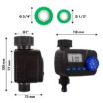 GreenBlue electronic irrigation controller  programmer  2x1.5V AA power supply  GB390 - imagine 3