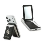 Guess PU 4G Mirror MagSafe Cardslot Peněženka se Stojanem Black