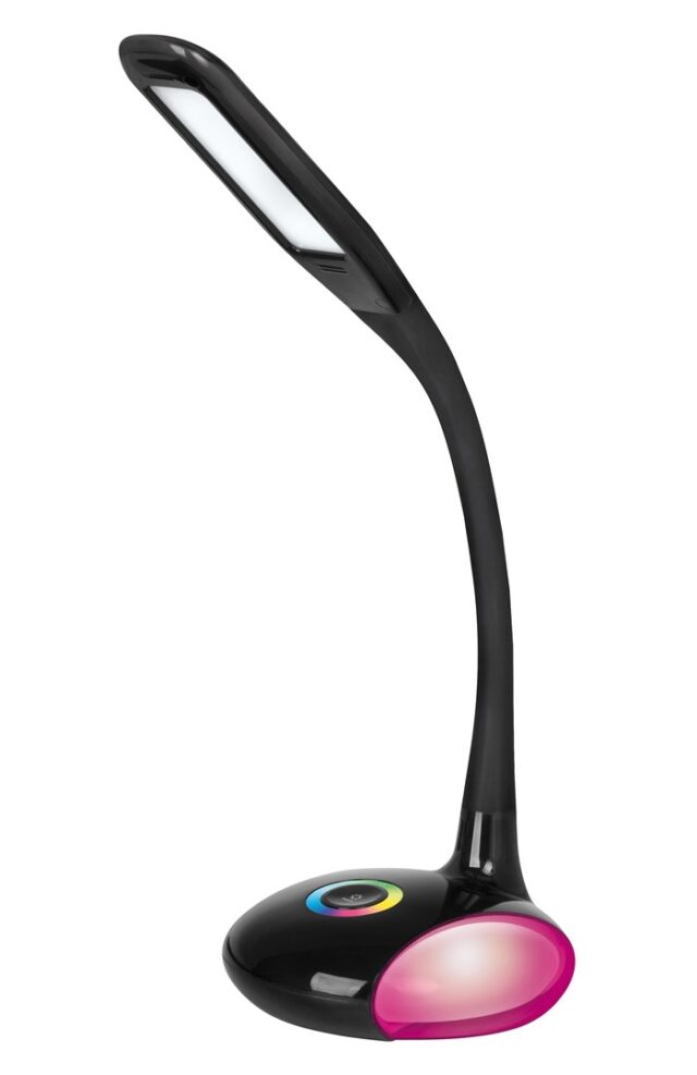 Activejet LED desk lamp VENUS BLACK with RGB base - imagine 5