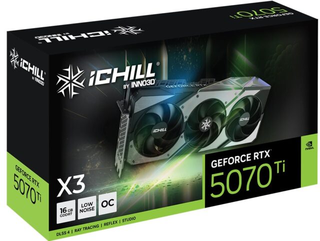 Inno3D iChill GeForce RTX 5070 Ti X3 NVIDIA 16 GB GDDR7 - imagine 2