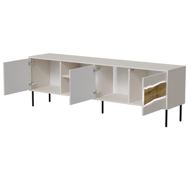 Cama INSERTO 3D1W TV cabinet 190x40x61.5 cashmere + LED - imagine 3