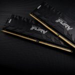 Kingston Technology FURY 16GB 3200MT/s DDR4 CL16 DIMM (Kit of 2) Renegade Black