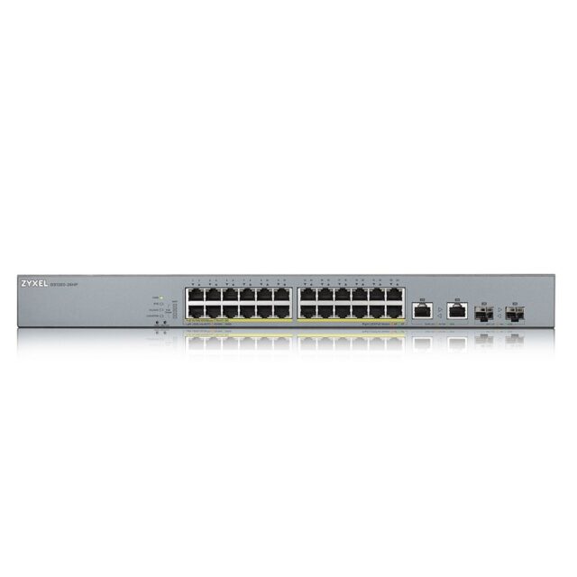 Zyxel GS1350-26HP-EU0101F network switch Managed L2 Gigabit Ethernet (10/100/1000) Power over Ethernet (PoE) Grey - imagine 4