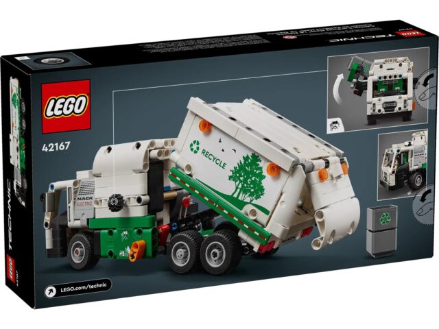 LEGO TECHNIC 42167 MACK LR ELECTRIC GARBAGE TRUCK - imagine 2