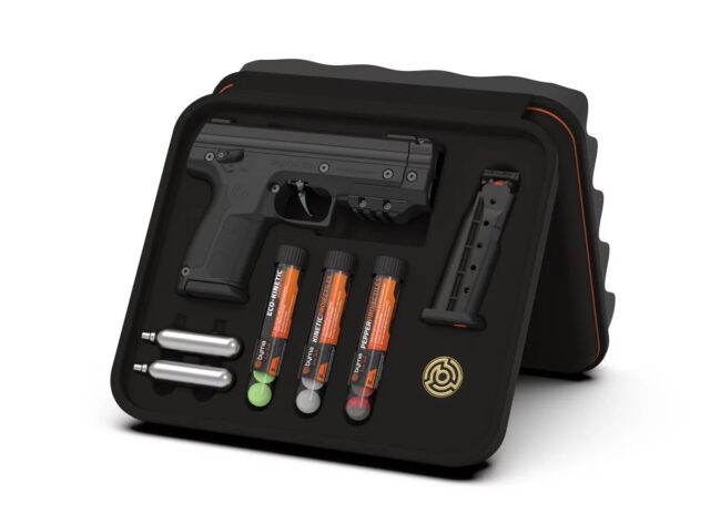 Pistol for rubber and pepper bullets BYRNA SD XL BLACK cal.68 CO2 12 g Black (SX68300-BLK-XL) - imagine 4