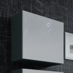 Cama Square cabinet VIGO 50/50/30 grey/white gloss