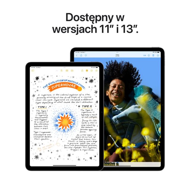 Apple iPad Air Apple M 1 TB 33 cm (13 ) 8 GB Wi-Fi 6E (802.11ax) iPadOS 17 Blue - imagine 4