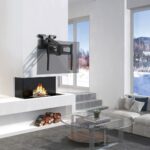 Maclean MC-891 Electric TV Wall Mount Bracket with Remote Control Height Adjustment 37'' - 70  max. VESA 600x400 up to 35kg Above Fireplace Mount Sturdy - imagine 3