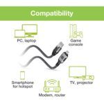 Techly ICOC U3C-RJ45-010 networking cable Silver  Black 1 m Cat6 F/UTP (FTP) - imagine 10