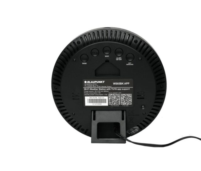 Blaupunkt WS65BK APP weather station black - imagine 3
