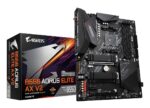 GIGABYTE B550 AORUS ELITE AX V2 Motherboard - AMD Ryzen 5000 CPUs  12+2 Phases VRM  up to 4733MHz DDR4  1xPCIe 4.0 + 1xPCIe 3.0 M.2  Wi-Fi 6E  2.5GbE LAN  USB 3.2 Gen 2