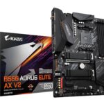 GIGABYTE B550 AORUS ELITE AX V2 Motherboard - AMD Ryzen 5000 CPUs  12+2 Phases VRM  up to 4733MHz DDR4  1xPCIe 4.0 + 1xPCIe 3.0 M.2  Wi-Fi 6E  2.5GbE LAN  USB 3.2 Gen 2