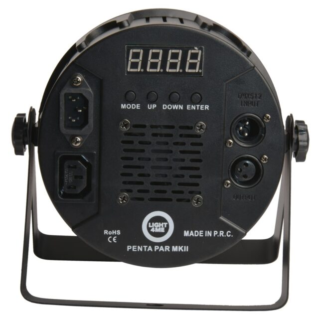 LIGHT4ME PENTA PAR 8x12W MKII RGBWA- RGB LED spotlight - imagine 5