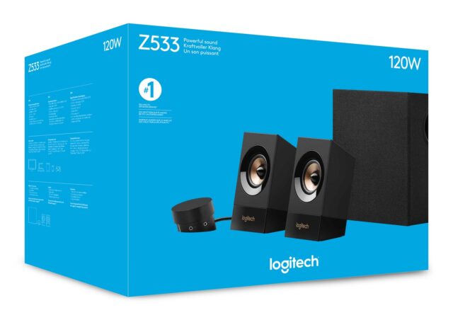 Logitech Z533 60 W Black 2.1 channels - imagine 6
