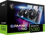 MSI GAMING GEFORCE RTX 5080 16G TRIO OC graphics card NVIDIA 16 GB GDDR7 - imagine 9