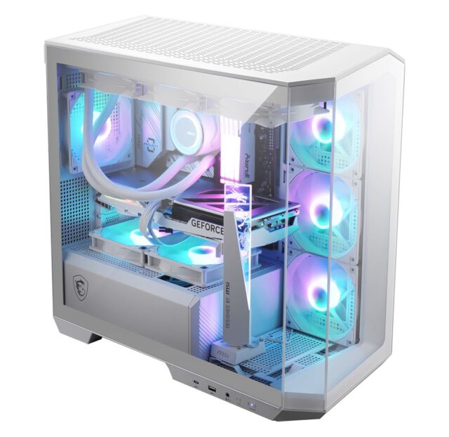 MSI MAG PANO M100R PZ Micro Tower White - imagine 10