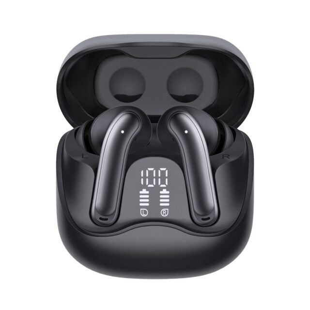 Audiocore wireless headphones  hybrid ANC  ENC  6 microphones  charging case  Tuya  AC591 PRO - imagine 4