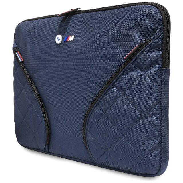 Bag BMW Nylon Pockets & Metal Logo Sleeve 16" navy - imagine 2