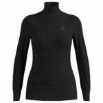 Odlo BL TOP turtle neck l/s ACTIVE WARM ECO women's T-shirt  size M  black - imagine 2