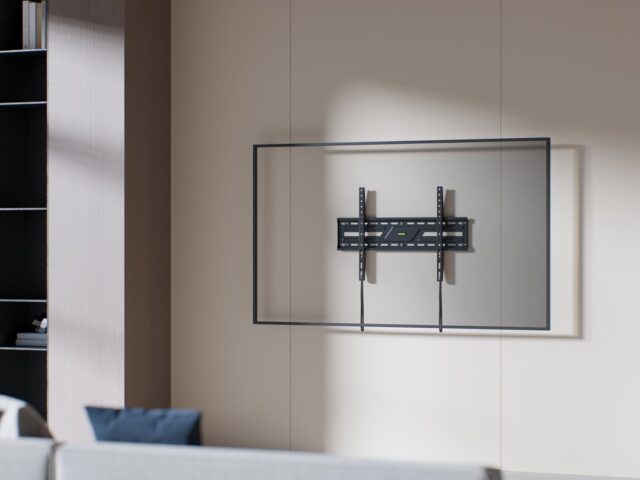 Gembird WM-86F-01 TV wall mount (fixed)  37”-86”  black - imagine 9