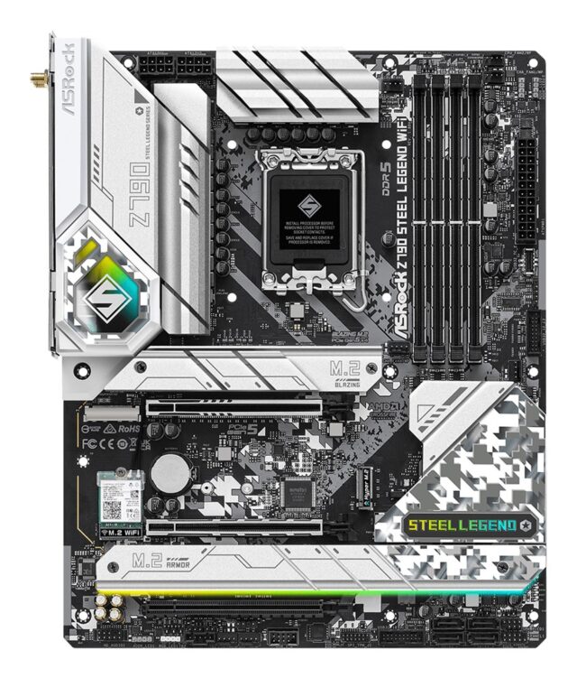Asrock Z790 Steel Legend WiFi Intel Z790 LGA 1700 ATX - imagine 3