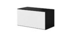 Cama full storage cabinet ROCO RO3 75/37/39 black/black/white