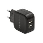 Qoltec 50186 Charger 17W | 5V | 3.4A | 2xUSB
