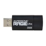 Flashdrive PATRIOT Rage Lite 512GB 120 MB/S USB 3.2 retractable Black (PEF512GRLB32U) - imagine 4