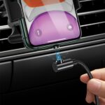 USAMS Kabel kątowy magnetyczny U54 1mUSB-C czarny/black SJ445USB01 (US-SJ445) - imagine 4