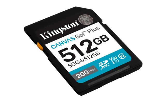 Kingston Technology Canvas Go! Plus 512GB SDXC Canvas Go Plus Gen4 200MB/s C10 UHS-I U3 V30 - imagine 2