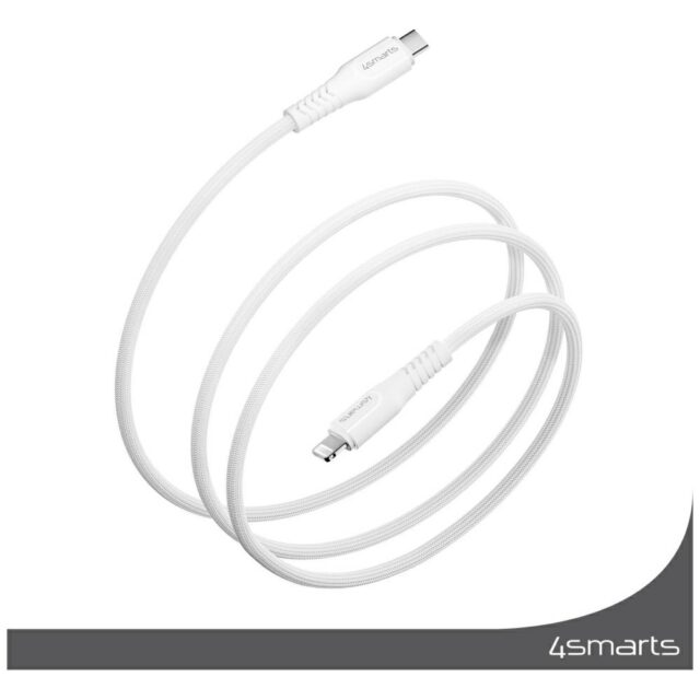 4smarts Lightning to USB-C cable 30W 1.5m white - imagine 5