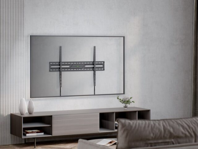 Gembird WM-100F-01 TV wall mount (fixed)  43”-100”  black - imagine 7