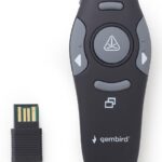 Gembird WP-L-11 remote control IR Wireless Projection screen Press buttons