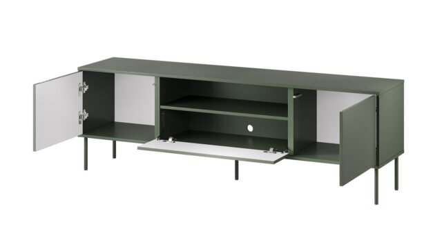 Cama EF TRESSE RTV Cabinet 180x40x54.5 matte green - imagine 2