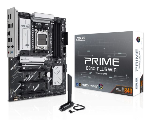 ASUS PRIME B840-PLUS WIFI AMD B840 Socket AM5 ATX - imagine 3