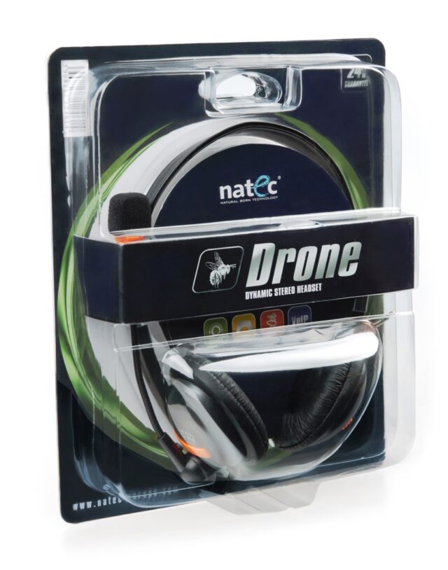 NATEC Drone Headset Wired Head-band Calls/Music Black  Orange - imagine 6