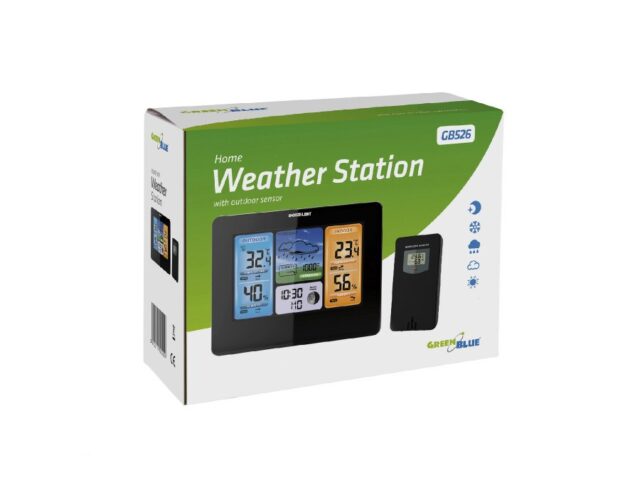 Greenblue GB526 digital weather station Black Battery - imagine 4