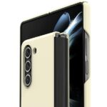 Araree Aero Flex Case Sam Z Fold5 F946 cream AR20-01765B - imagine 3