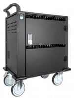 Manhattan iPad to 13   MacBook Air to 13  & Chromebook to 14  32-bay Charging Trolley/Cart via USB-C  Also other tablets/smartphones (with device to USB-C cable)  Bays 330x22x235mm  Device charging cables not included (suggest USB-C cable 354868) Cab - imagine 2