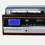 Camry Premium CR1113 Belt-drive audio turntable Black  Chrome  Wood Semi Automatic - imagine 5