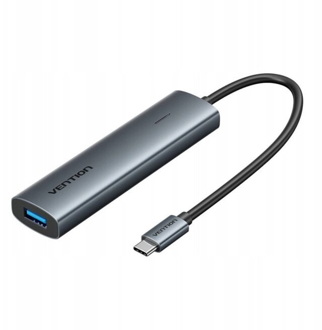 Hub 5w1 USB-C 3.0 Vention 0.15m - imagine 2