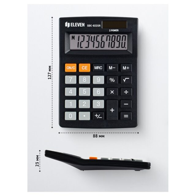Eleven office calculator SDC-022SR - imagine 5