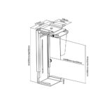 The MC-713 PC Holder Computer Under Desk Table Bracket Support Storage - imagine 3