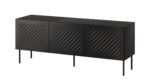 RTV cabinet SIENA 150.5x40x60 black matt